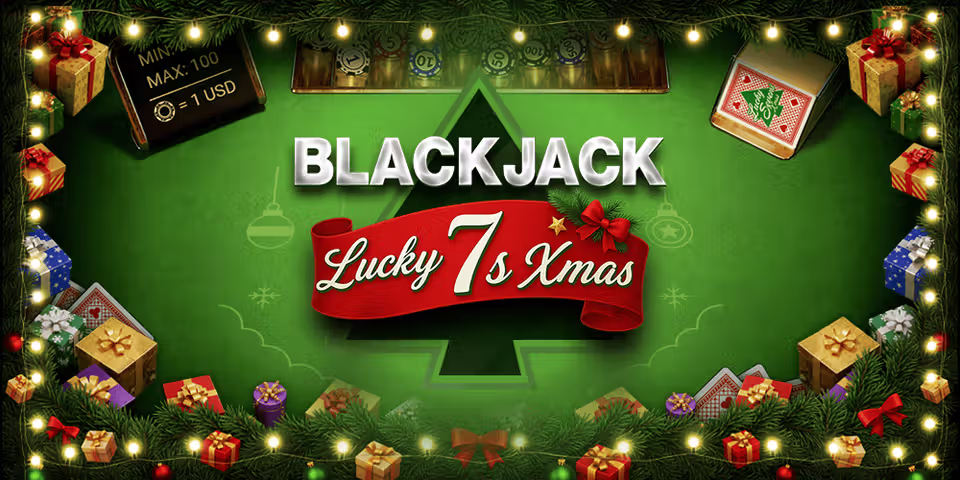 Blackjack Lucky 7s Xmas by Evoplay, available for your casino platform