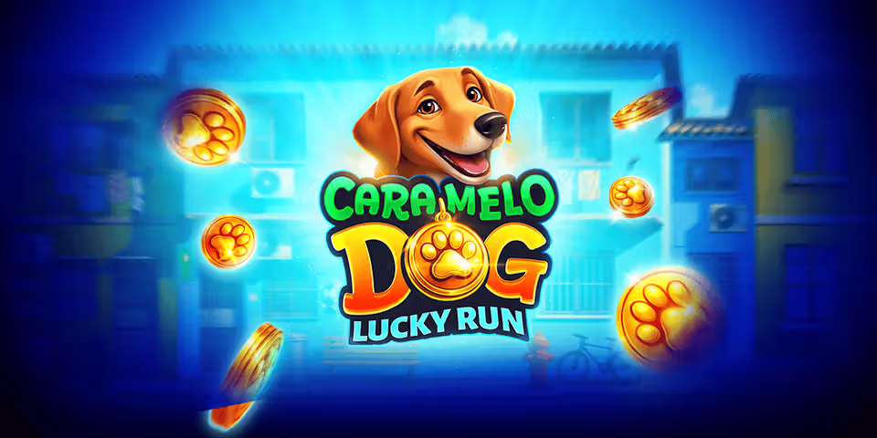 Caramelo Dog: Lucky Run by Evoplay, available for your casino platform