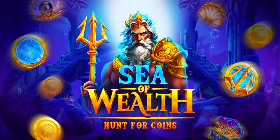 Sea of Wealth: Hunt for Coins by Evoplay, available for your casino platform