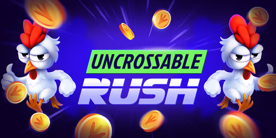Uncrossable Rush by Evoplay, available for your casino platform