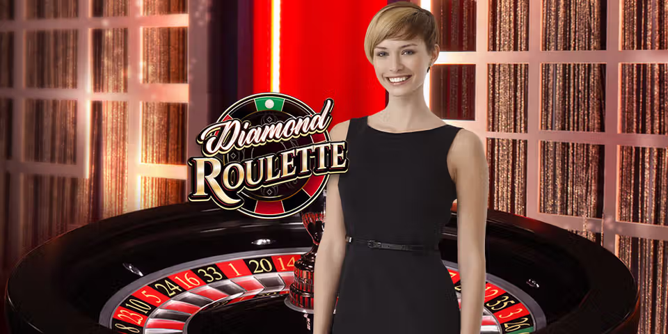 Diamond Roulette by Ezugi, available for your casino platform