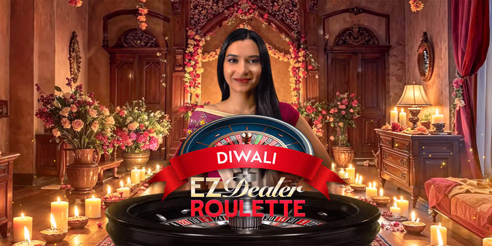 EZ Dealer Roulette Diwali by Ezugi, available for your casino platform