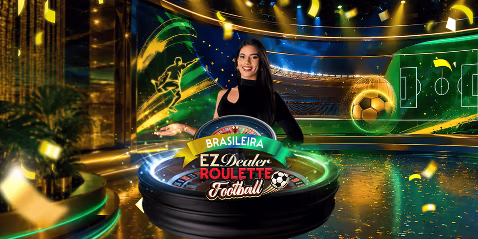 EZ Dealer Roulette Brazil Football by Ezugi, available for your casino platform
