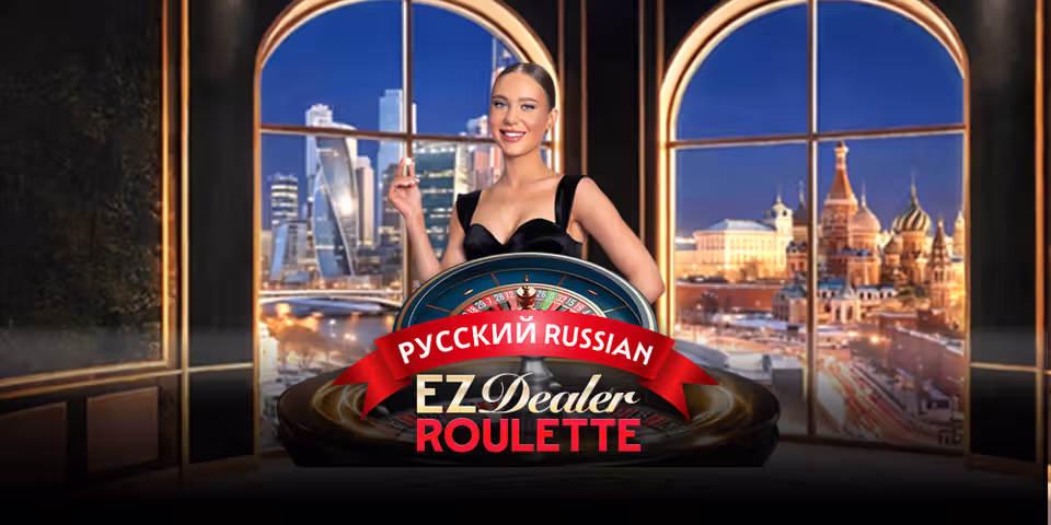 EZ Dealer Roulette Russian by Ezugi, available for your casino platform