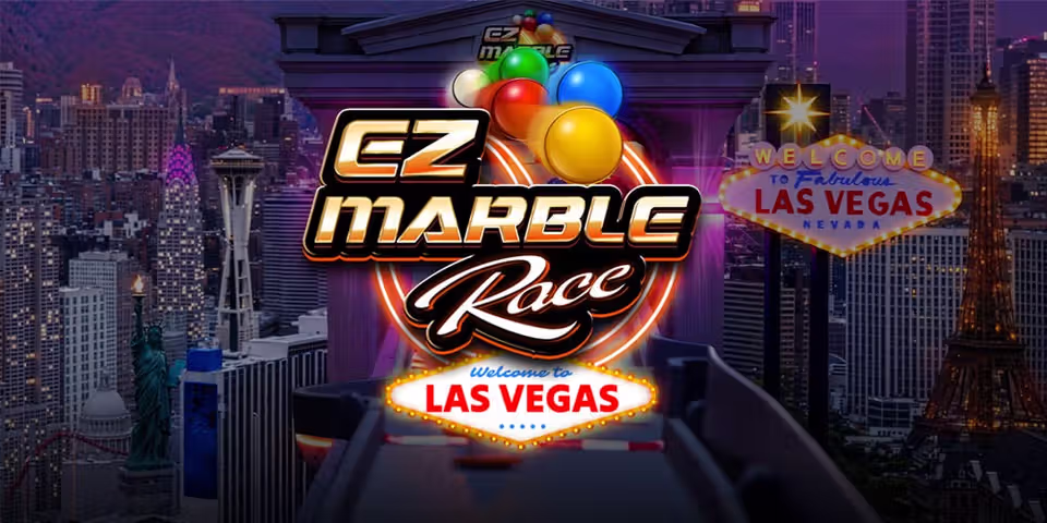 EZ Marble Race Las Vegas by Ezugi, available for your casino platform