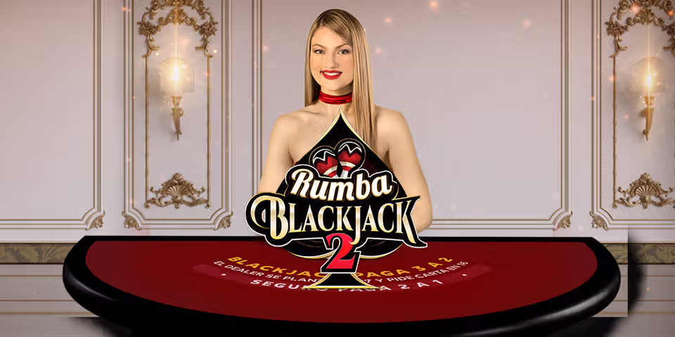 Rumba Blackjack 2 by Ezugi, available for your casino platform