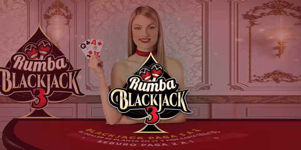 Rumba Blackjack 3 by Ezugi, available for your casino platform