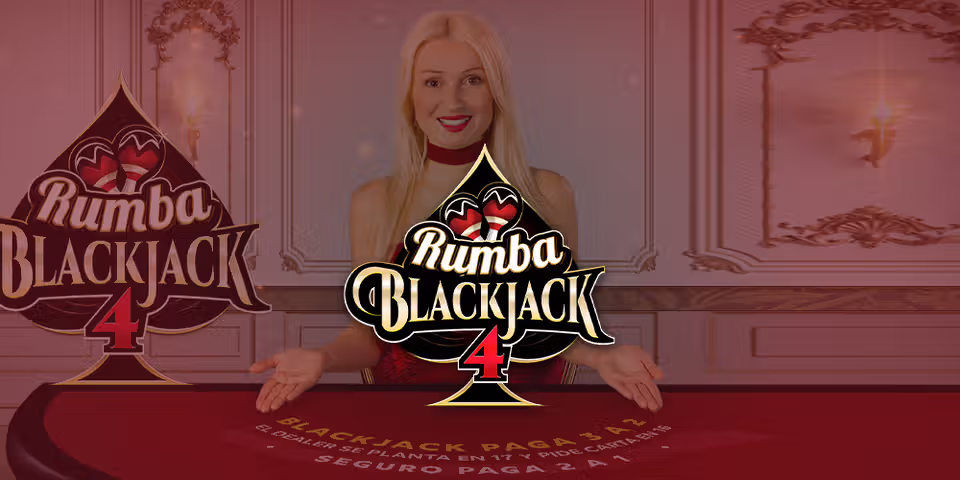 Rumba Blackjack 4 by Ezugi, available for your casino platform