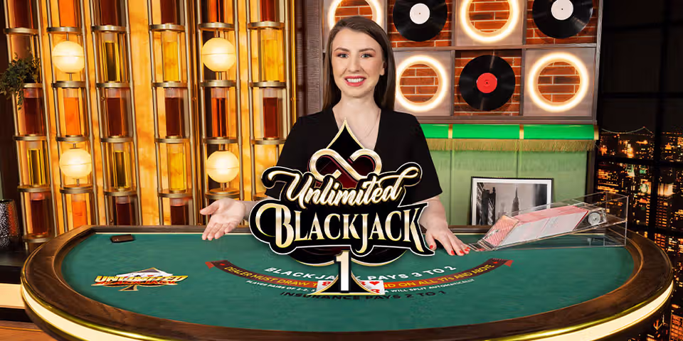 Unlimited Blackjack 1 by Ezugi, available for your casino platform