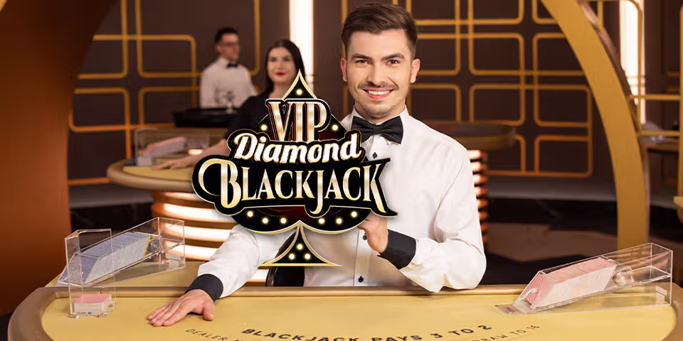 VIP Diamond Blackjack by Ezugi, available for your casino platform
