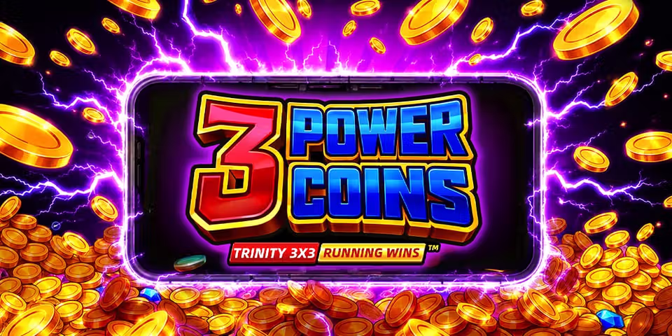 3 Power Coins: RUNNING WINS™ by Fugaso, available for your casino platform