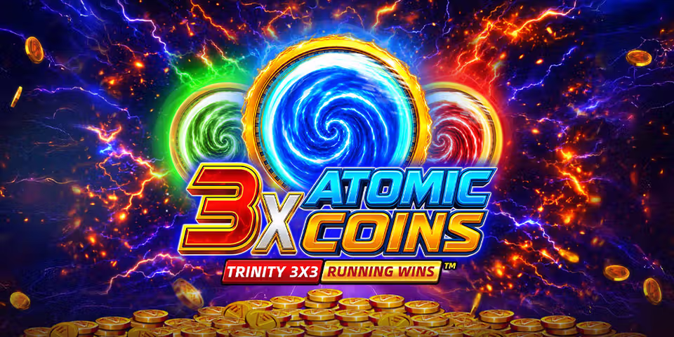 3X Atomic Coins: RUNNING WINS™ by Fugaso, available to add to your casino platform