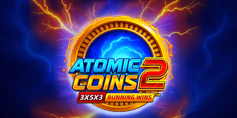 Atomic Coins 2: RUNNING WINS™ 3x5x3 by Fugaso, available for your casino platform