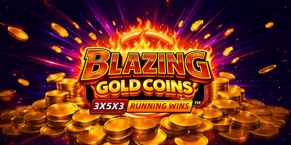 Blazing Gold Coins: RUNNING WINS™ by Fugaso, available for your casino platform
