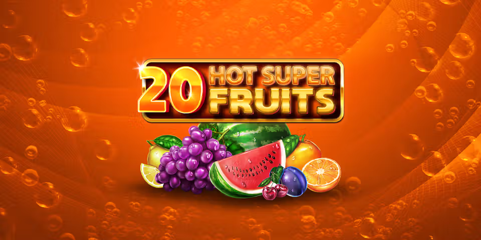20 Hot Super Fruits by GameArt, available for your casino platform