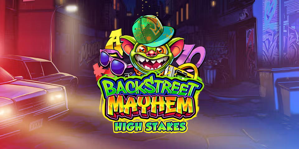 Backstreet Mayhem: High Stakes by GameArt, available for your casino platform