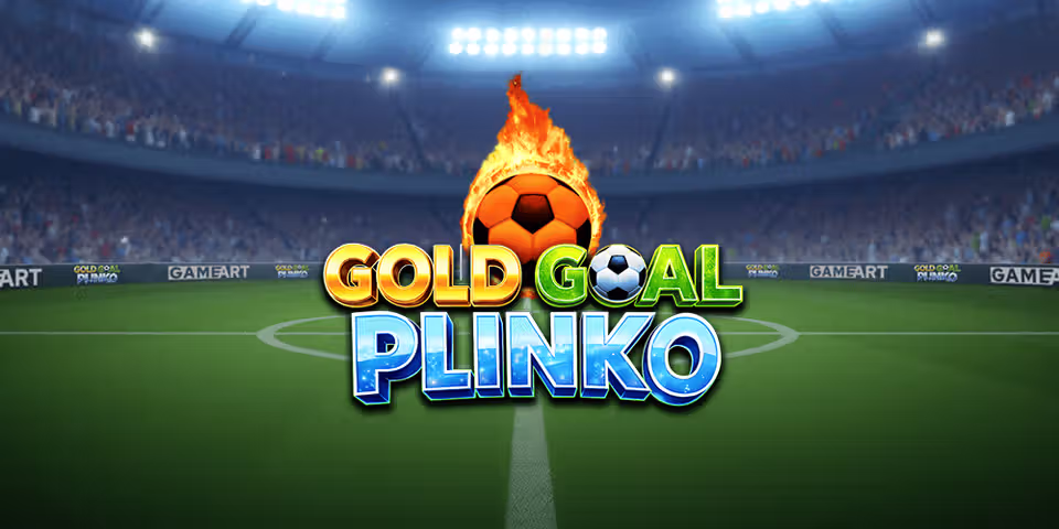 Gold Goal Plinko by GameArt, available for your casino platform