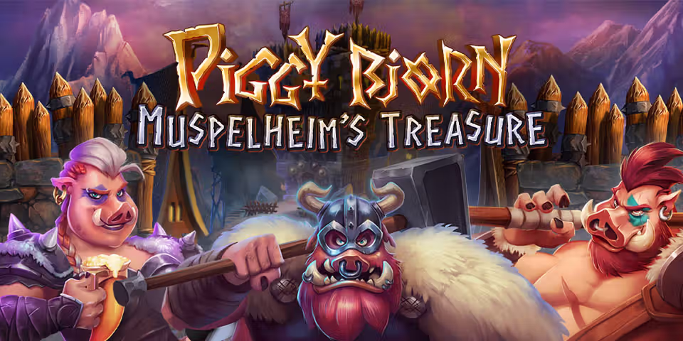Piggy Bjorn - Muspelheim's Treasure by GameArt, available for your casino platform