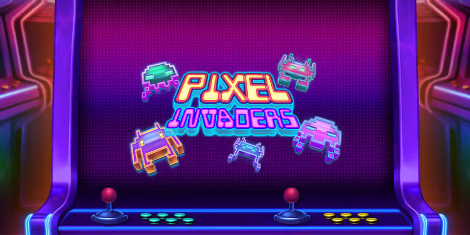 Pixel Invaders by GameArt, available for your casino platform