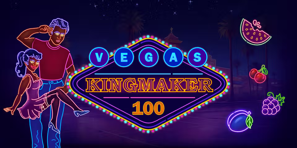 Vegas Kingmaker 100 by GameArt, available for your casino platform