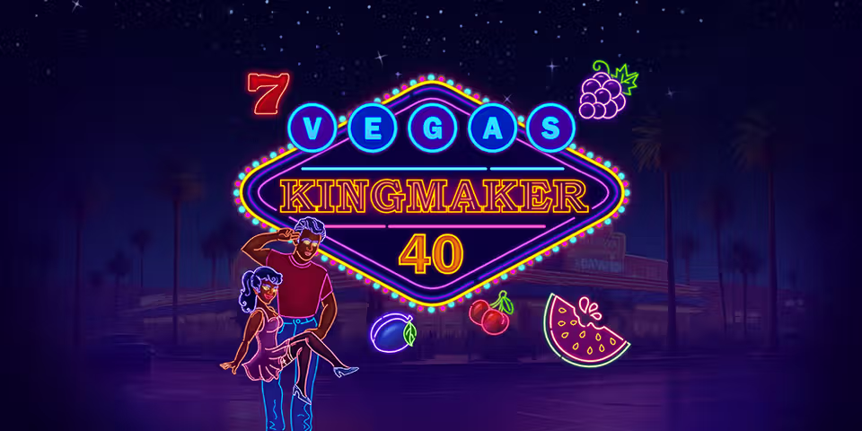 Vegas Kingmaker 40 by GameArt, available for your casino platform