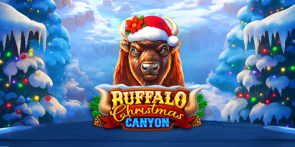 Buffalo Christmas Canyon by Gamebeat, available for your casino platform
