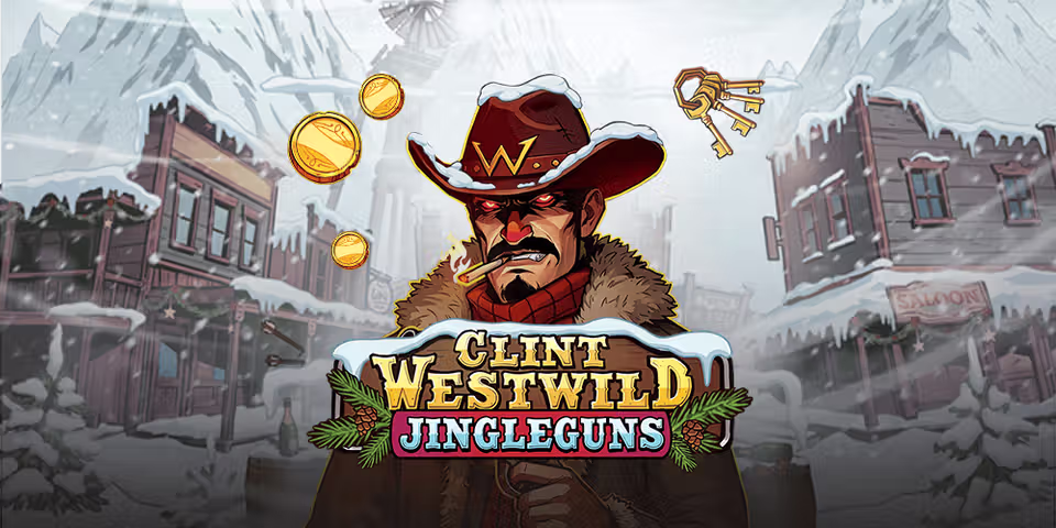Clint Westwild: Jingleguns by Gamebeat, available for your casino platform
