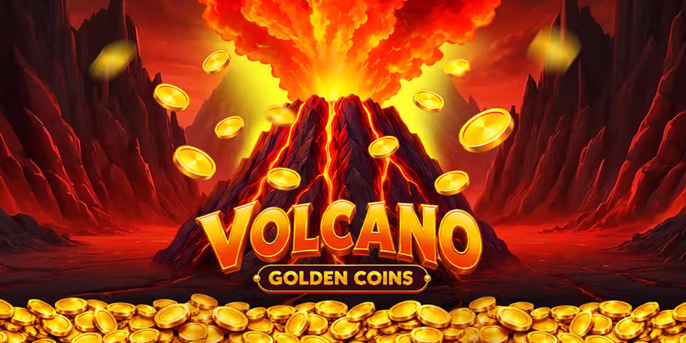 Volcano Golden Coins by Gamebeat, available for your casino platform
