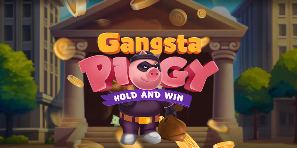 Gangsta Piggy: Hold and Win by Galaxsys, available for your casino platform