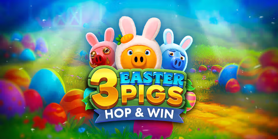 3 Easter Pigs - Hop and Win by Gaming Corps, available for your casino platform