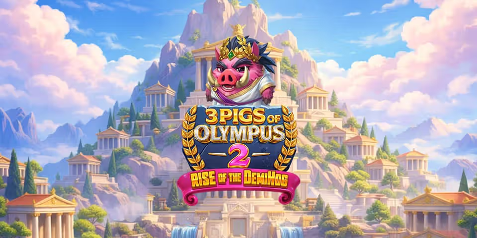 3 Pigs of Olympus 2 - Rise of the Demi-Hog by Gaming Corps, available for your casino platform
