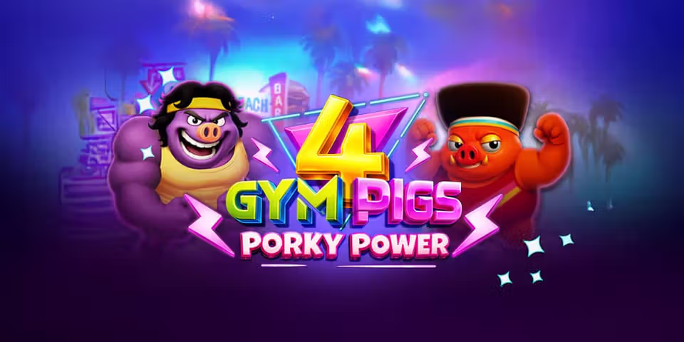 4 Gym Pigs - Porky Power by Gaming Corps, available for your casino platform