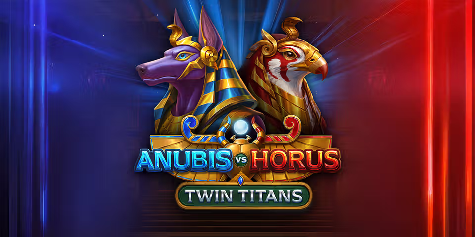 Anubis vs Horus: Twin Titans by Gaming Corps, available for your casino platform