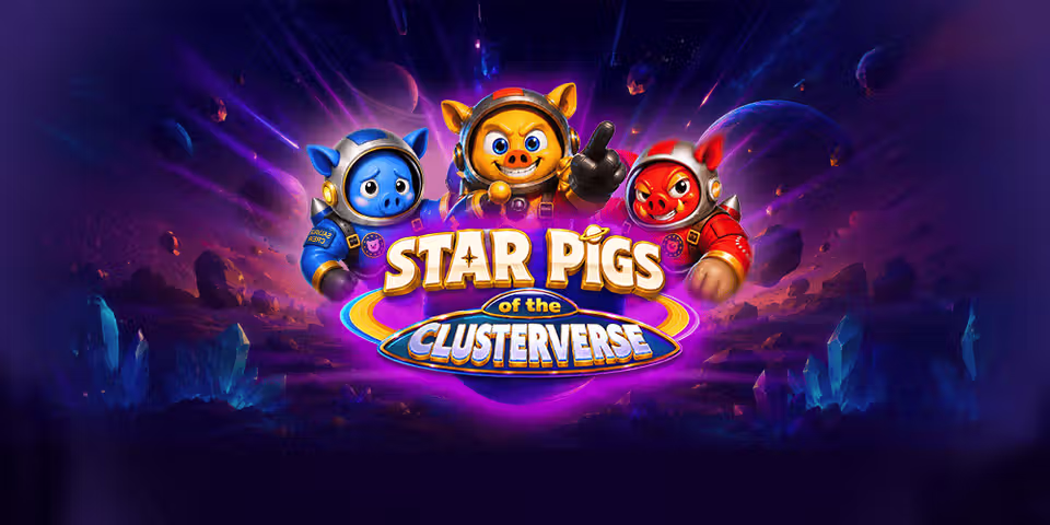 Star Pigs of the Clusterverse by Gaming Corps, available for your casino platform