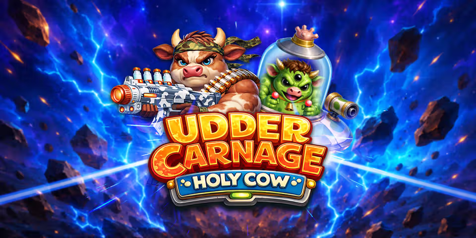Udder Carnage: Holy Cow by Gaming Corps, available for your casino platform