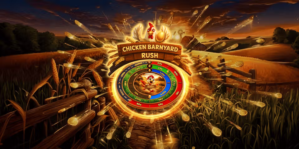 Chicken Barnyard Rush by GameTimeTec, available for your casino platform
