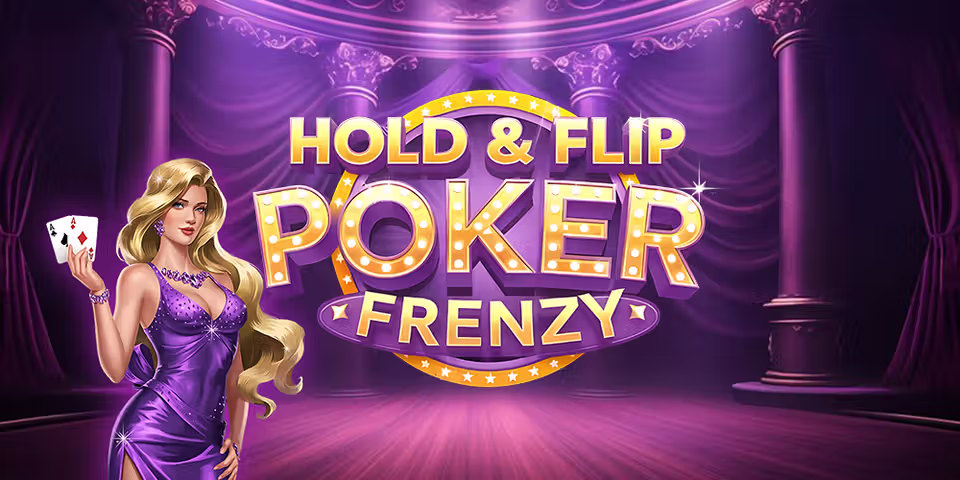 Hold & Flip Poker Frenzy by GameTimeTec, available for your casino platform