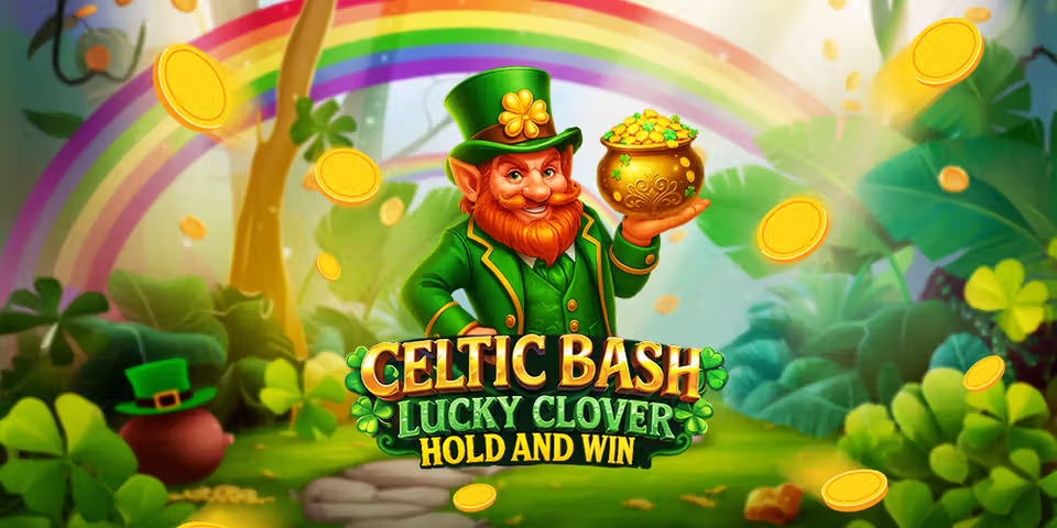 Celtic Bash Lucky Clover Hold and Win by GameTimeTec, available for your casino platform
