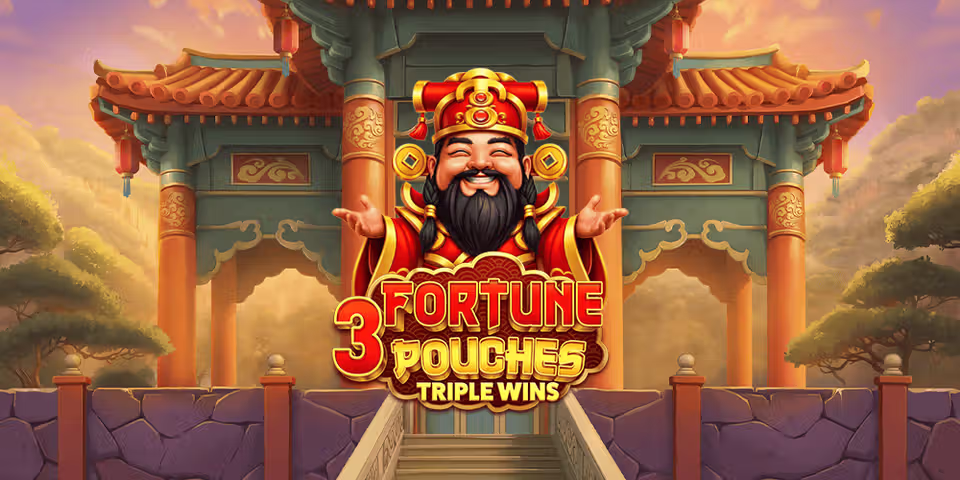 3 Fortune Pouches: Triple Wins by Gamzix, available for your casino platform