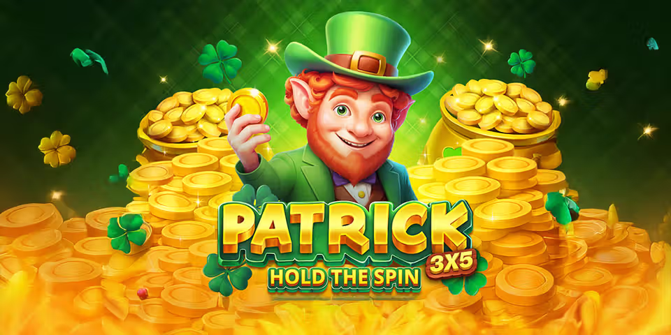 3x5 Patrick: Hold the Spin by Gamzix, available for your casino platform