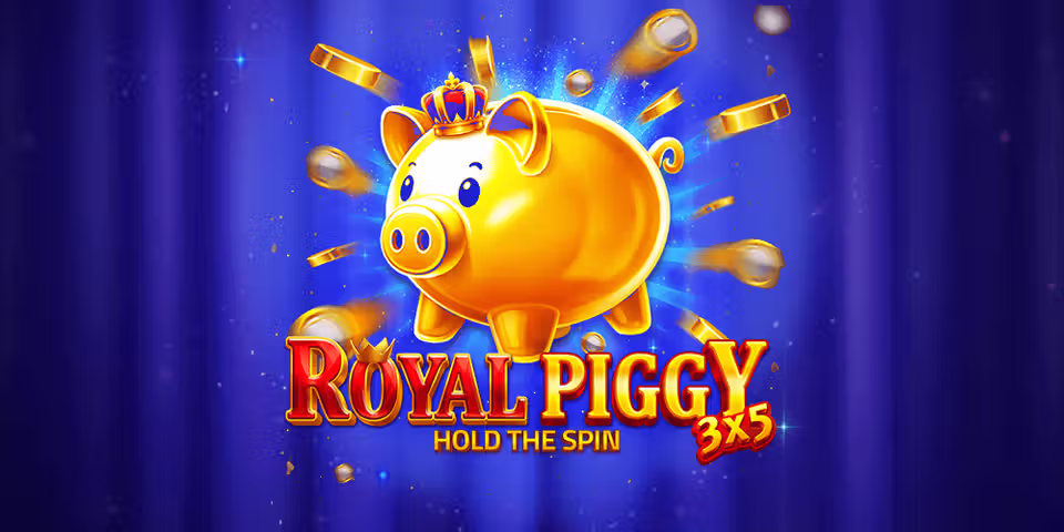 3x5 Royal Piggy: Hold The Spin by Gamzix, available for your casino platform