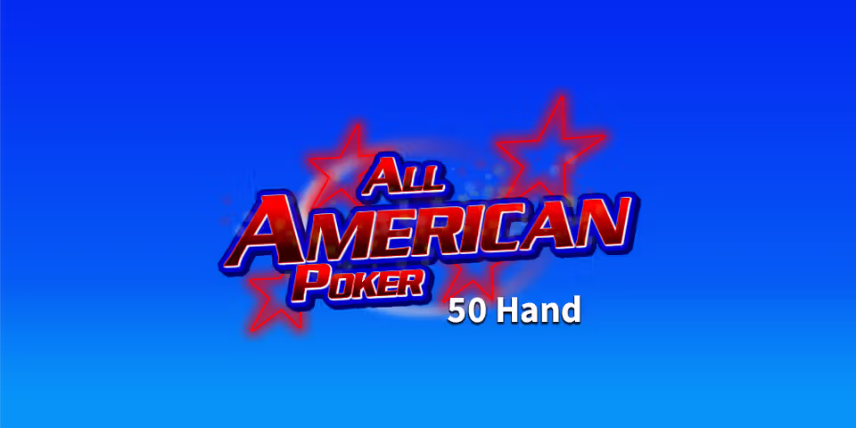 All American Poker 50 Hand by Habanero, available for your casino platform