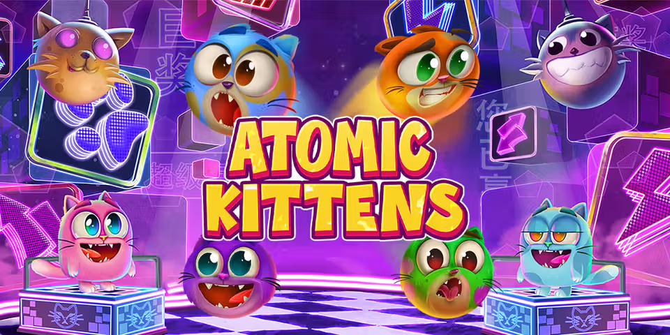 Atomic Kittens by Habanero, available for your casino platform