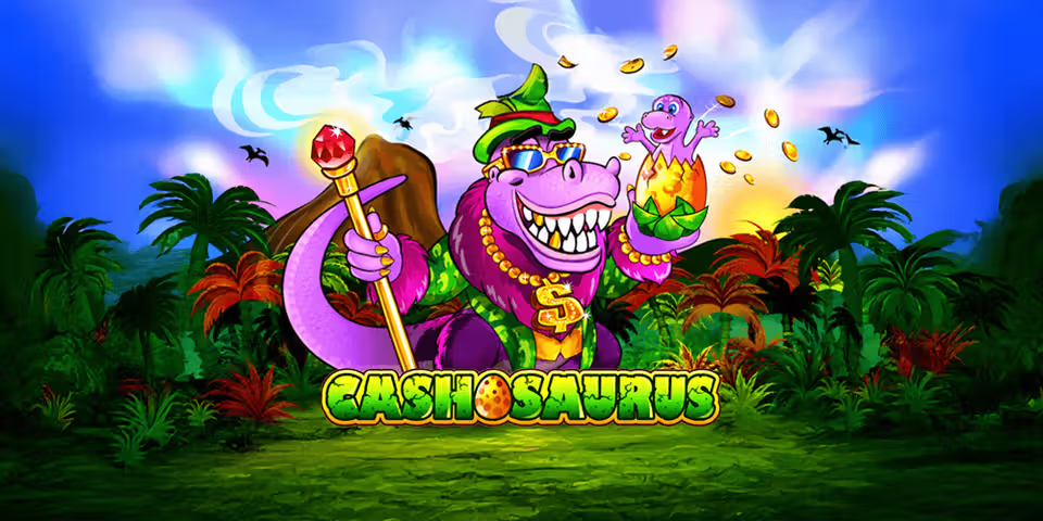 Cashosaurus by Habanero, available for your casino platform