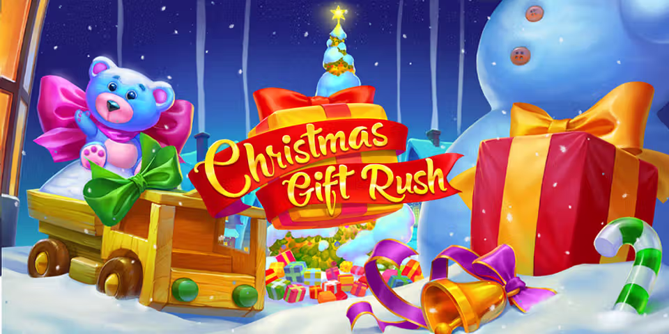 Christmas Gift Rush by Habanero, available for your casino platform