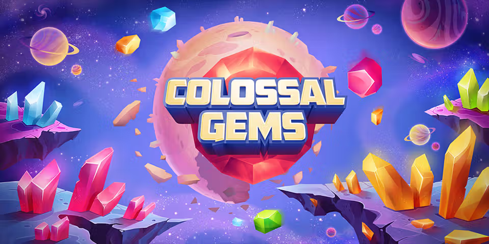 Colossal Gems by Habanero, available for your casino platform