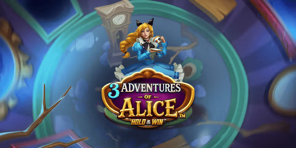 3 Adventures of Alice™ Hold & Win by Hacksaw, available for your casino platform