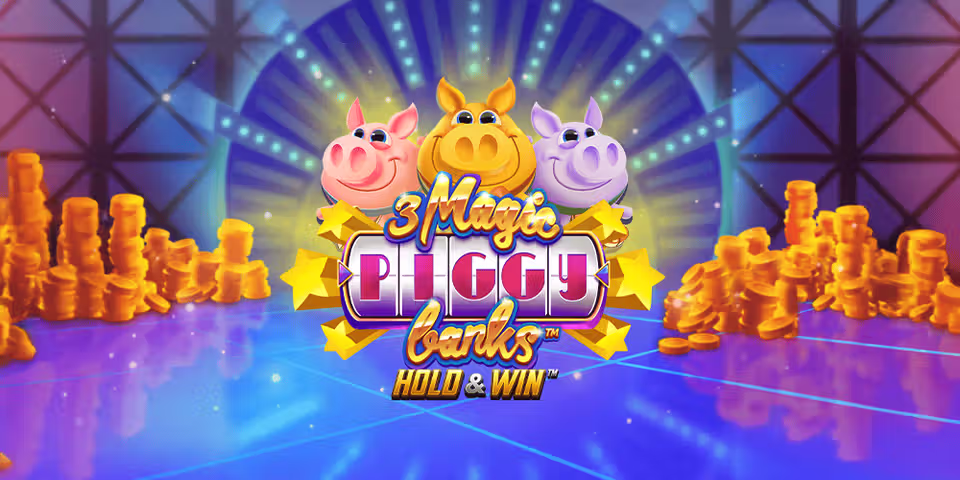 3 Magic Piggy Banks™ Hold & Win by Hacksaw, available for your casino platform