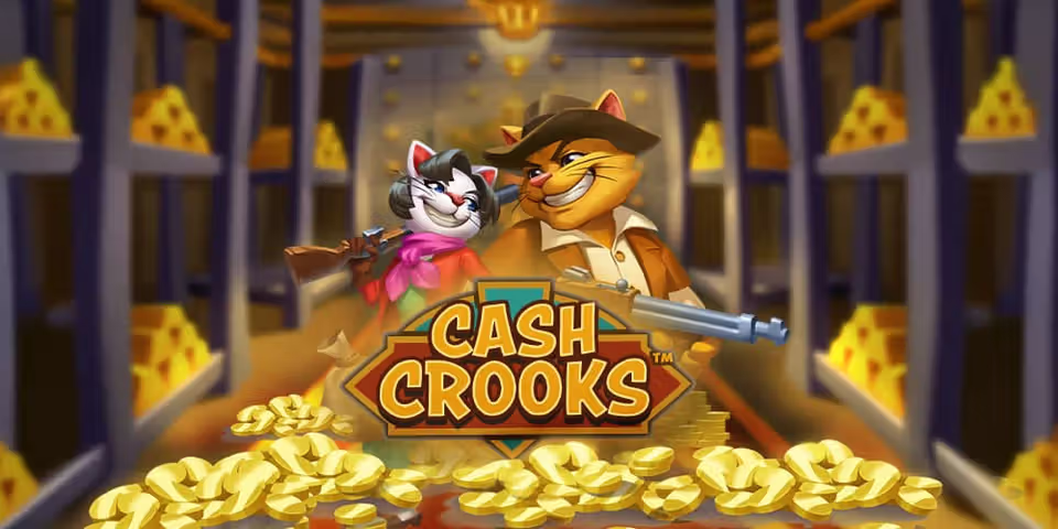 Cash Crooks™ by Hacksaw, available for your casino platform