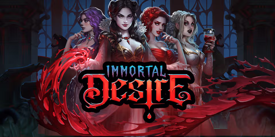 Immortal Desire by Hacksaw, available for your casino platform